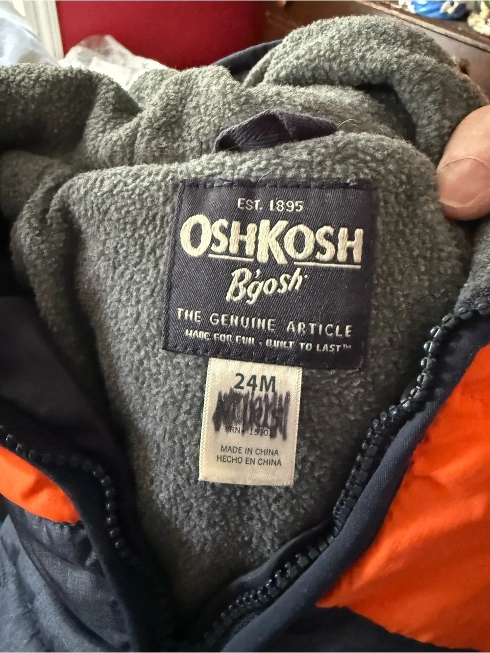 OshKosh Bgosh cozy insulated